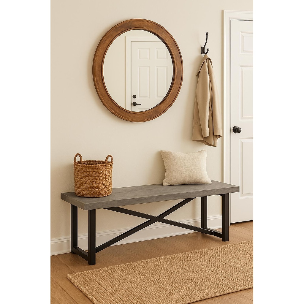Raven Dining bench - Grey