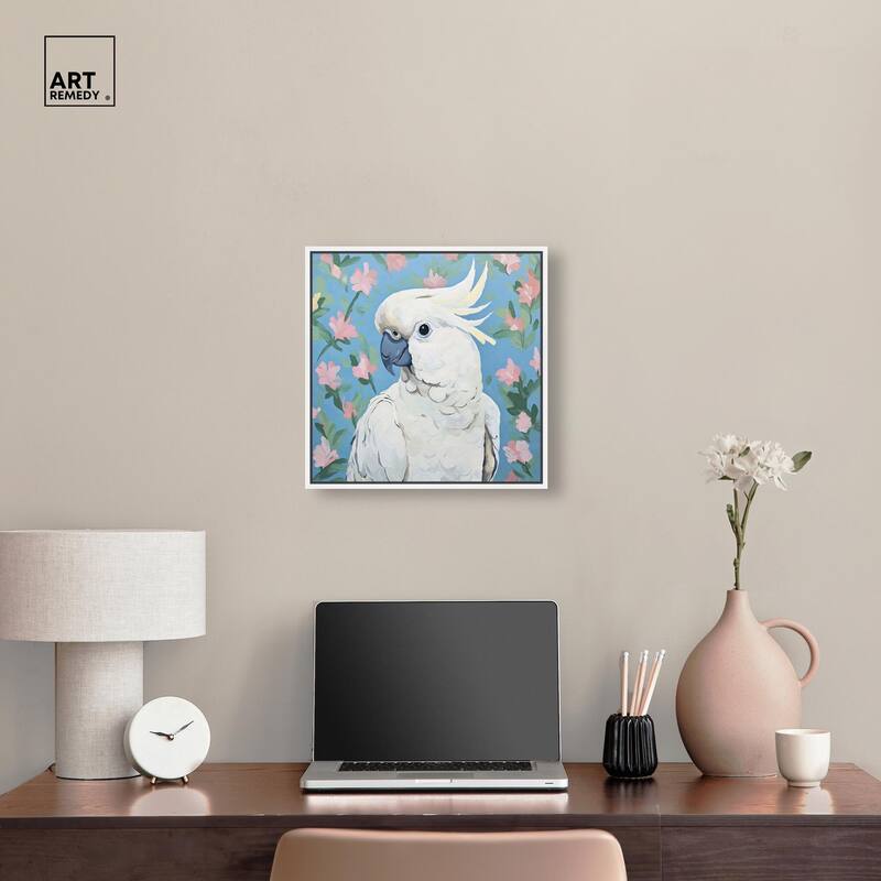 White Cockatoo I Canvas by Art Remedy