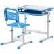 preview thumbnail 10 of 8, Height Adjustable Children School Study Desk with Tilt Desktop, Storage Drawer, Pen Slot, Hook, Ergonomic Table and Chair Set
