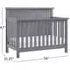 preview thumbnail 10 of 13, Soho Baby Everlee 4 in 1 Convertible Crib