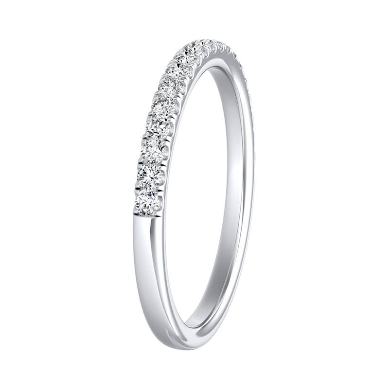 Auriya 1/3ctw Classic Round Diamond Wedding Band 14k Gold