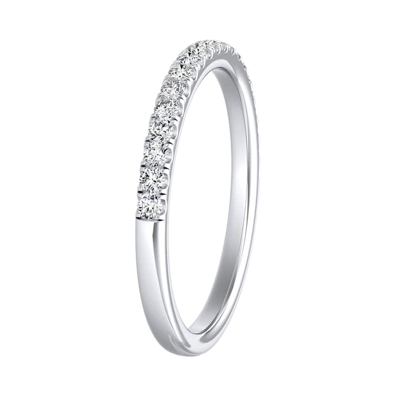 Auriya 1/3ctw Classic Round Diamond Wedding Band 18k Gold