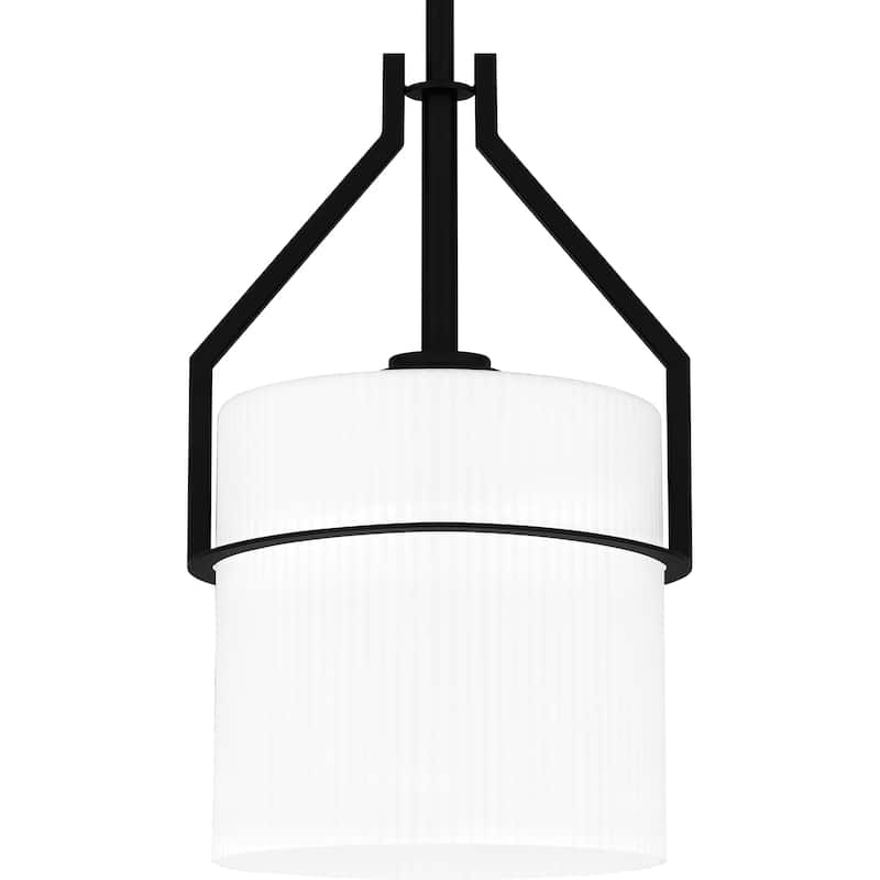 Seymour 1-Light Matte Black Mini Pendant Light