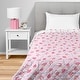 preview thumbnail 12 of 63, Sanrio Hello Kitty and Friends Quilted Blanket 60x80 - Cinnamoroll Strawberry Polkadot