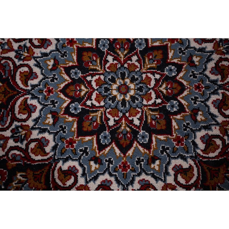Traditional Kashan Turkish Area Rug Machine Made Carpet - 9'8" x 12'11"