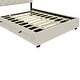 preview thumbnail 8 of 50, Button-Tufted Wingback Bed Velvet Frame Storage Platform Bed with 2 Drawers, Trundle Bed and Smart LED Light Bed Frame