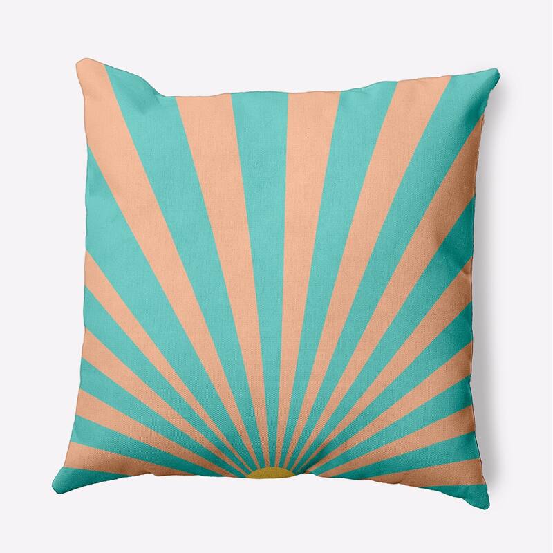 Sunset Decorative Throw Pillow - 26" x 26" - Peach