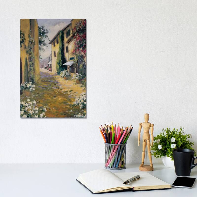 iCanvas "Sunlit Villa I" by Allayn Stevens Canvas Print - 12x8x0.75