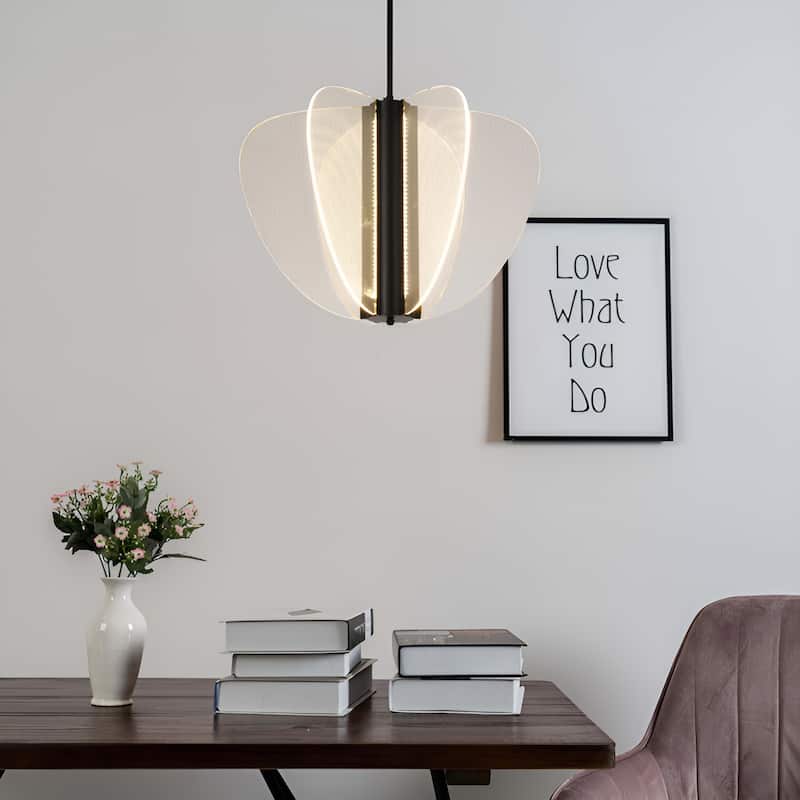 Acrylic LED Panel Butterfly Chandelier - High end Luxury Lamp