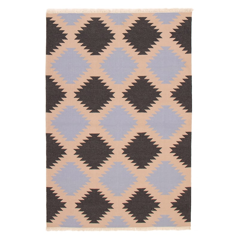 Ankara FW Tan Kilim 5'3" x 8'1" - 5'3 x 8'1 - Tan - 5'3 x 8'1