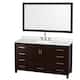 Option Espresso, Chrome Trim, Giotto Quartz Top