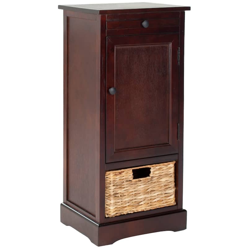 SAFAVIEH Ardella 2-Drawer Grey Tall Storage Unit - 15.7" x 13" x 34.3" - 16Wx13Dx34H