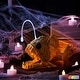 preview thumbnail 3 of 5, Halloween Fish Skeleton with LED Eye