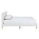 preview thumbnail 53 of 76, Upholstered Platform Bed Frame, Velvet, Wood Support, Modern