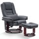 preview thumbnail 2 of 29, MCombo Swivel Recliner with Ottoman, Vibration Massage Lumbar Pillow
