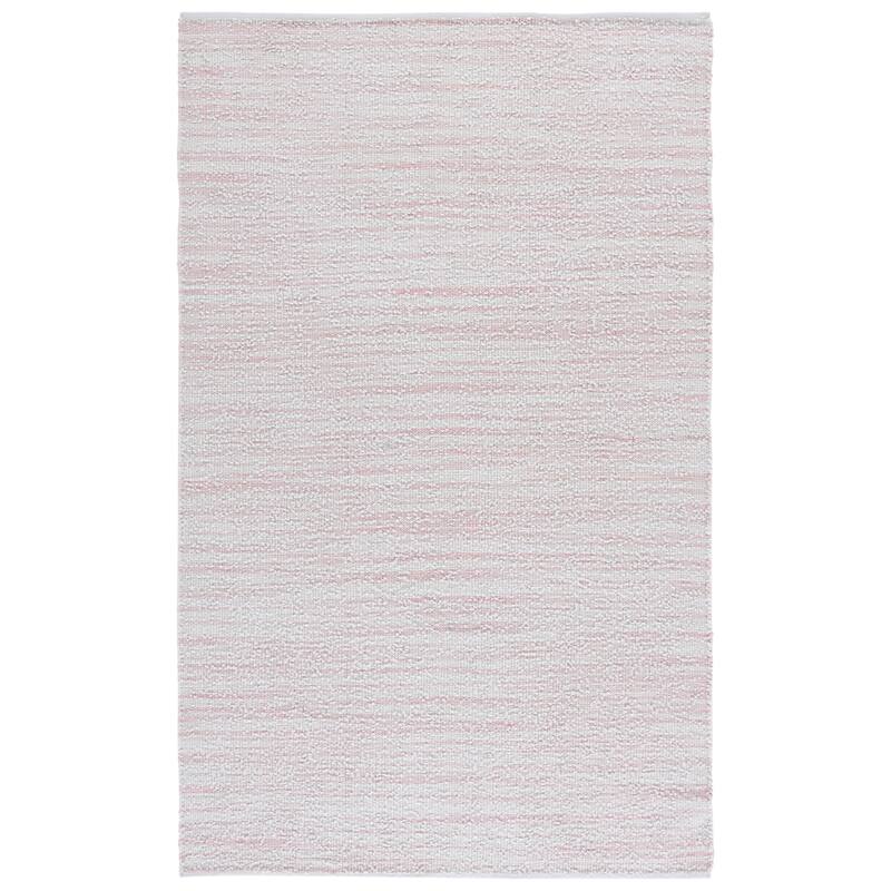SAFAVIEH Handmade Renewal Lilioara Rug - 6' Square - Pink/Ivory