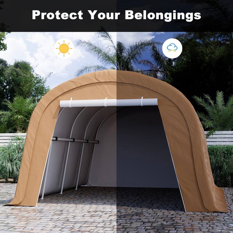 SUNBURY Heavy-Duty Carport,Portable Outdoor Canopy Garage