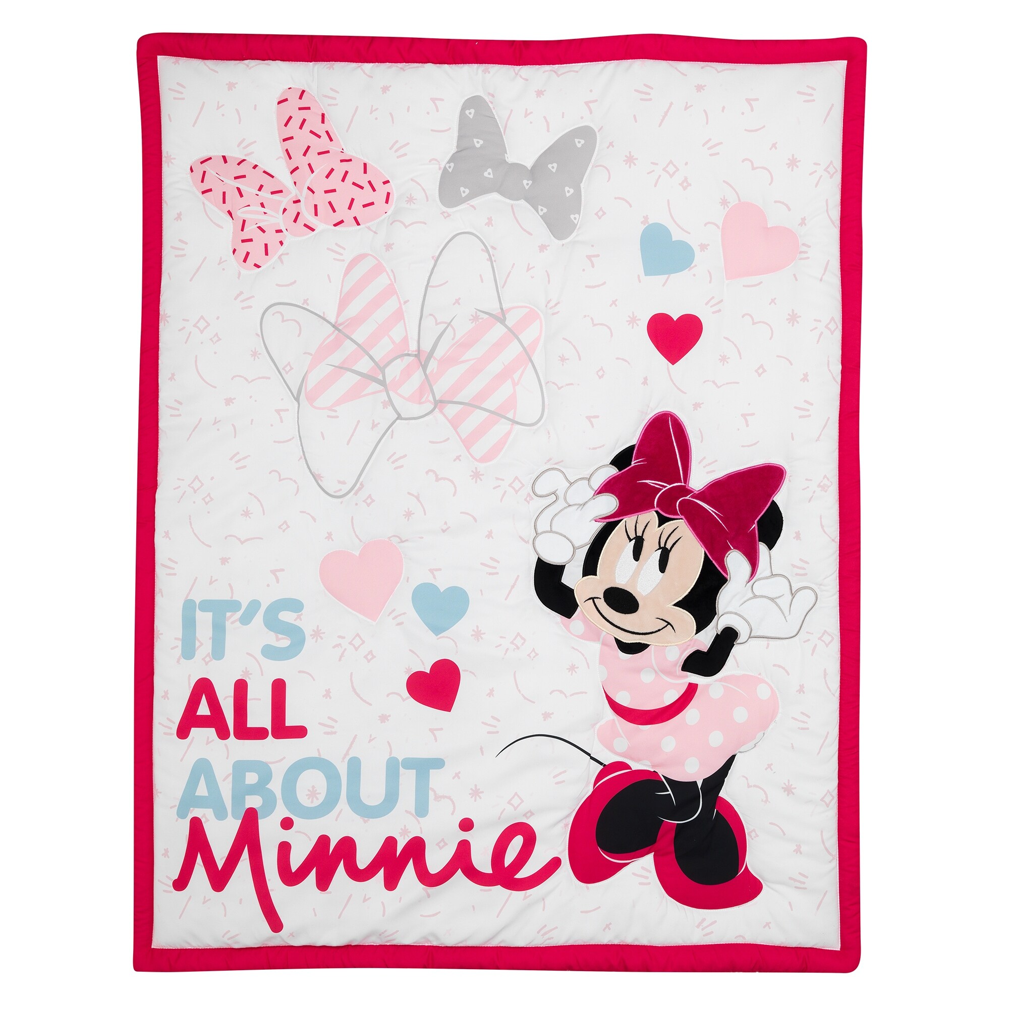 Red minnie mouse crib bedding deals