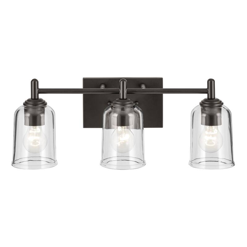 Kichler Lighting Shailene Bathroom Vanity Light with Clear Glass