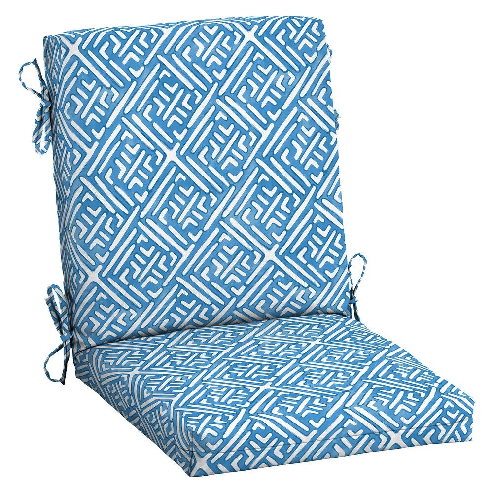 ARDEN Outdoor Midback Chair Cushion, 18 x 16.5
