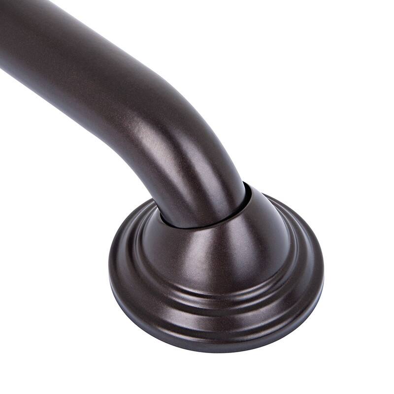 Decorative Shower Grab Bar - 16" Non-Slip Bathroom and Household Handicap Safety Bar