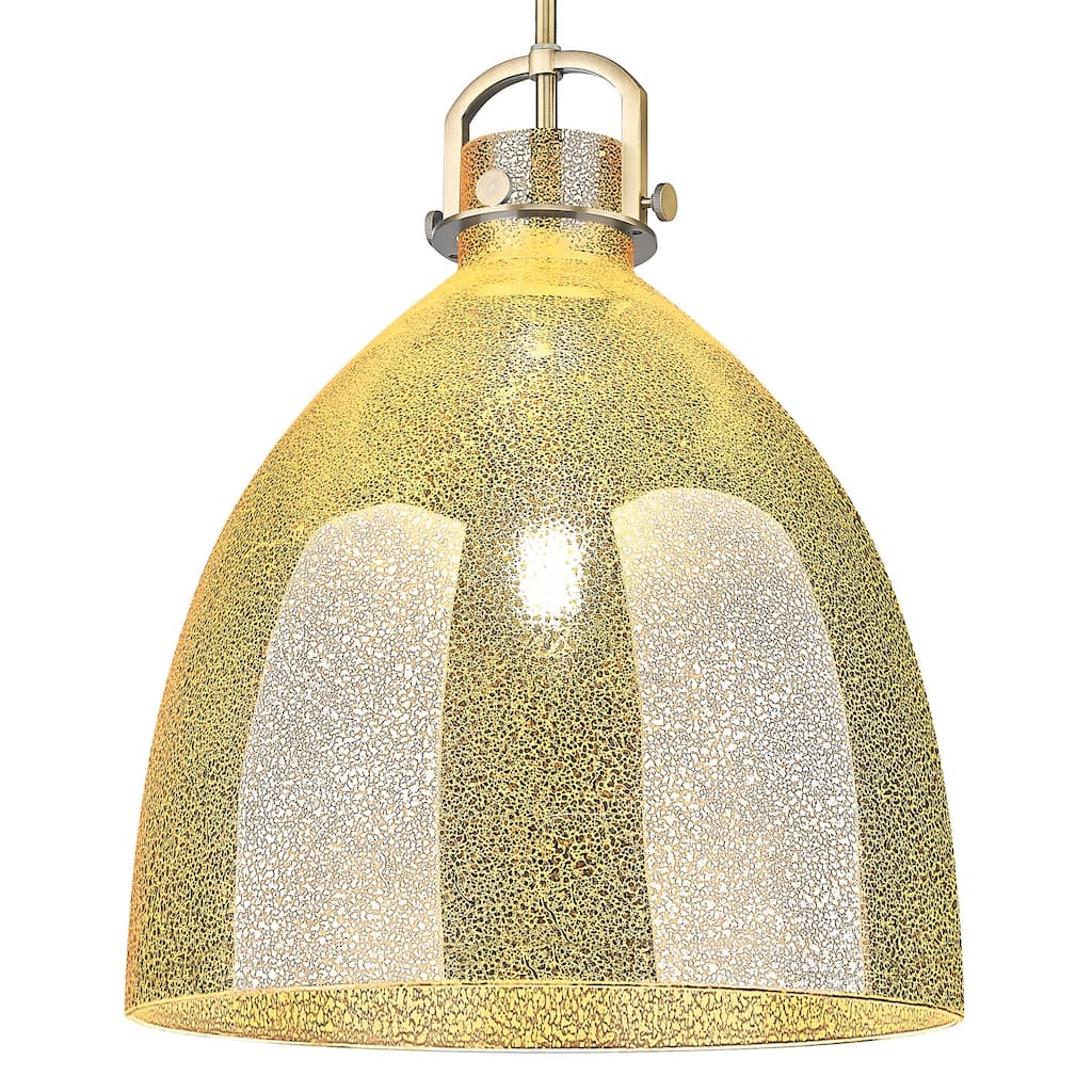 Innovations Lighting 410-1SL-G412-18ME Newton Bell 18" Wide Pendant
