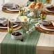 preview thumbnail 54 of 73, DII Variegated Taupe Fringe Table Runner 13x72