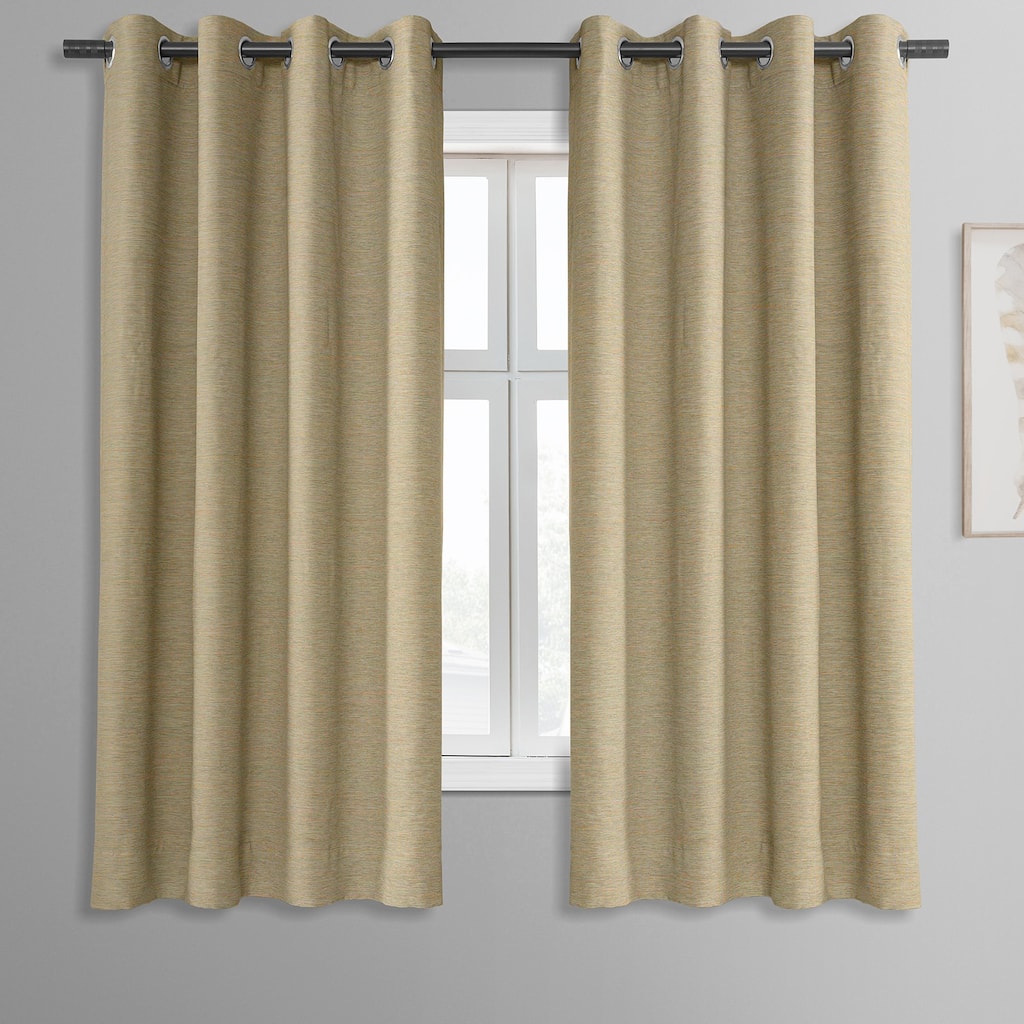 Exclusive Fabrics Bellino 63 In Grommet Room Darkening Curtain Panel (1 Panel) - 50 x 63