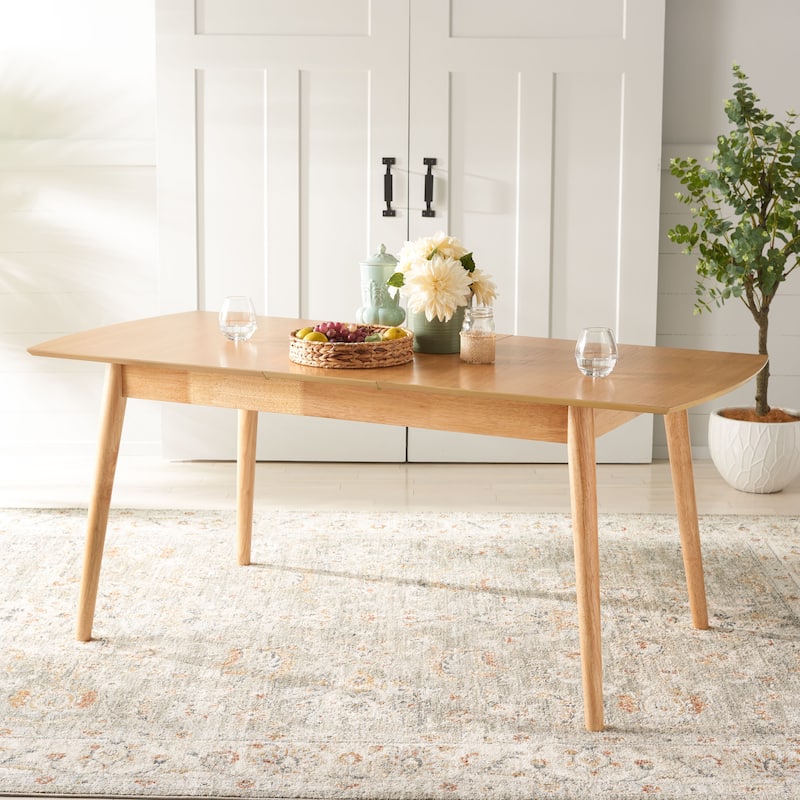 SAFAVIEH Margueritta Extension Dining Table - 71 In. W x 32 In. D x 29 In. H - 71Wx32Dx29H - Natural
