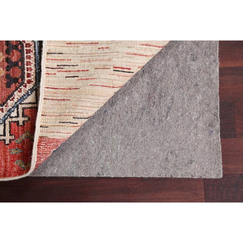 Tribal Geometric Kazak Oriental Home Decor Area Rug Wool Hand-knotted - 6'4" x 9'8"