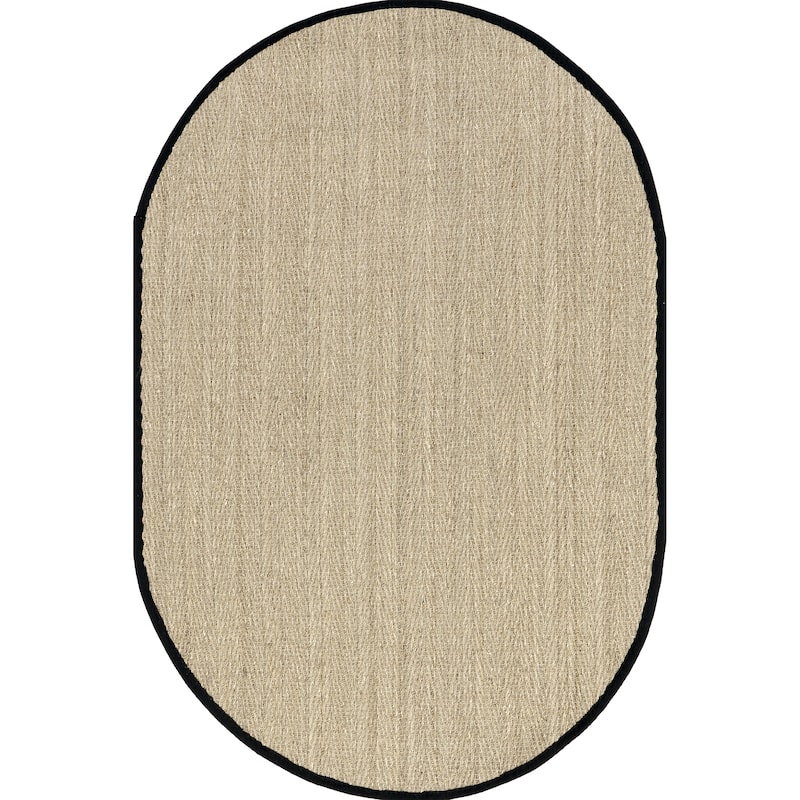 Nuloom Geometric Natural Fiber Seagrass Chevron Area Rug