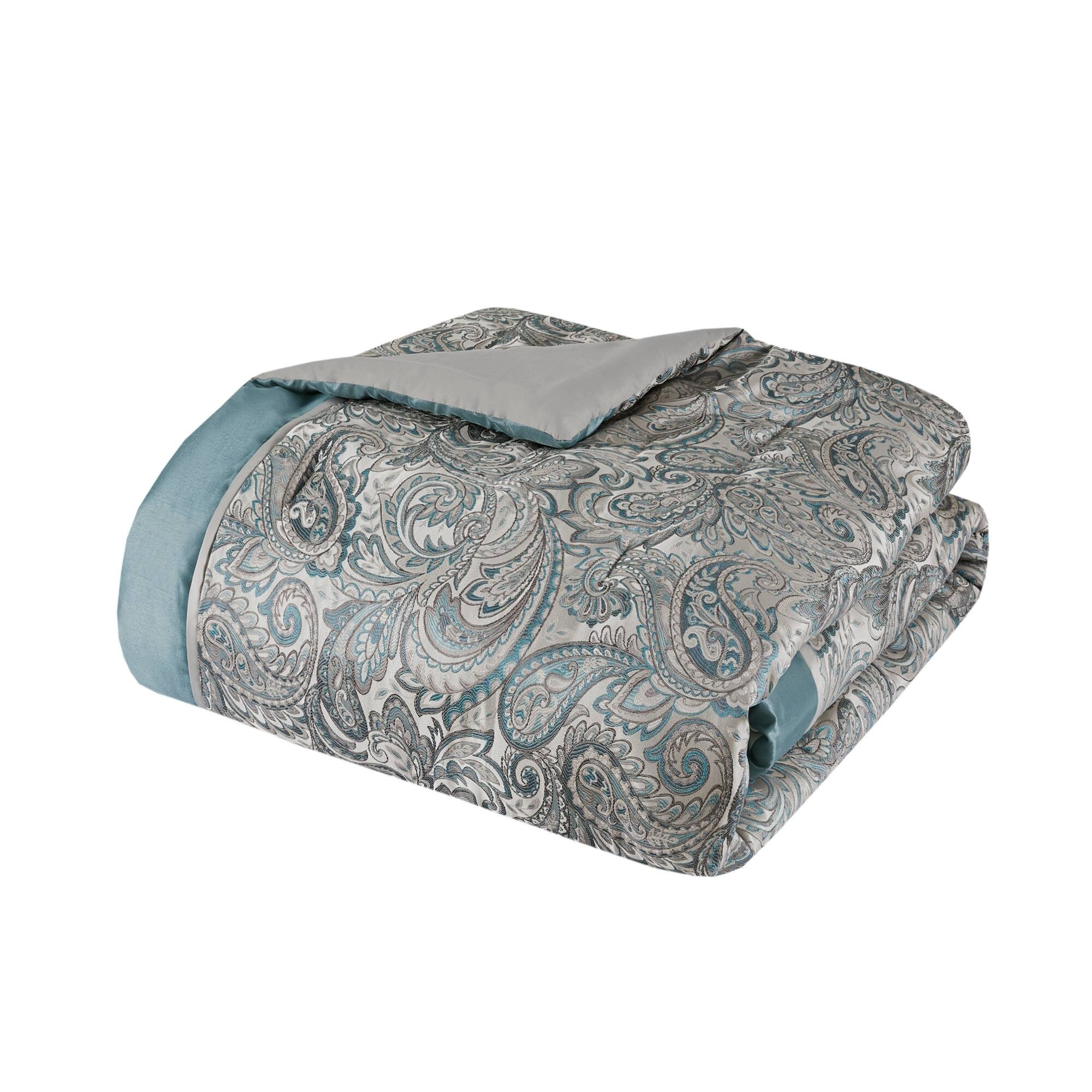 Madison Park Whitman 12 Piece Comforter Set with Cotton Bed Sheets On