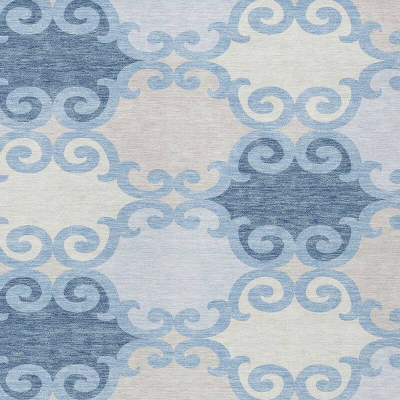 HomeRoots Trellis Transitional Rectangle Outdoor Rug