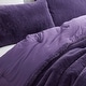 preview thumbnail 3 of 4, Chunky Bunny Some Like It Cold - Coma Inducer® Oversized Comforter Set - Dark Purple