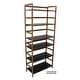 preview thumbnail 8 of 10, 3-tier Solid Bamboo Frame Stackable Bookshelf