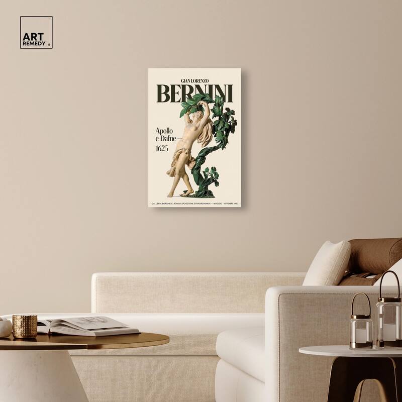 Celebrating Bernini Canvas by Art Remedy, Gallery Wrapped