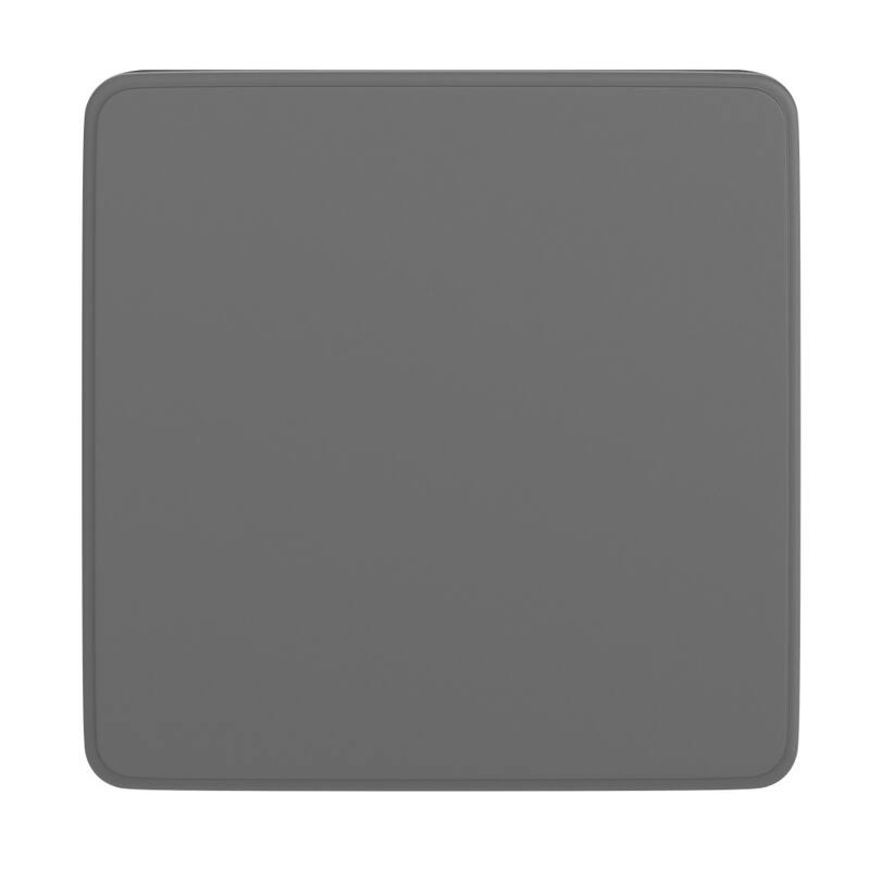 Indoor/Outdoor Kids Bi-Fold Plastic Folding Table - 24x24 - 23.5"W x 23.5"D x 19"H