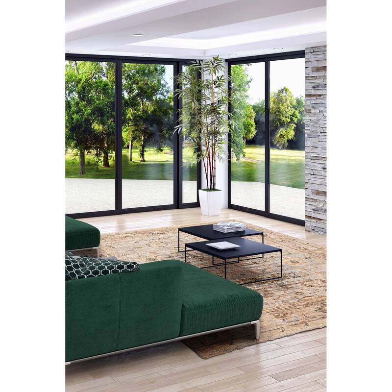 ECARPETGALLERY Hand-knotted Modern Oushak Light Blue Wool Rug - 7'9 x 9'8