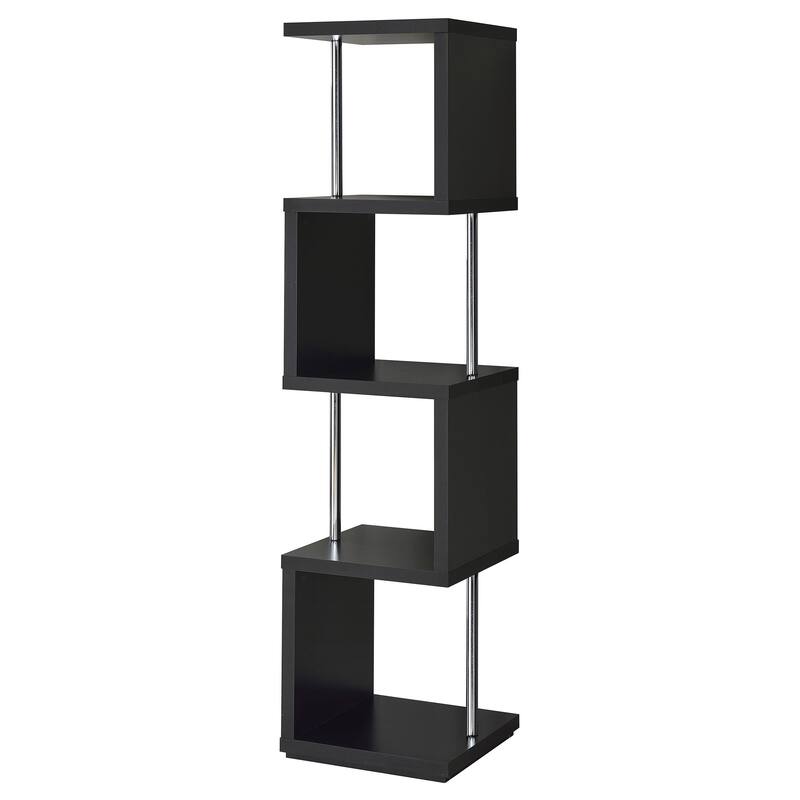 Baxter Contemporary 67-inch 4-shelf Bookshelf - 15.50" x 15.50" x 66.50"