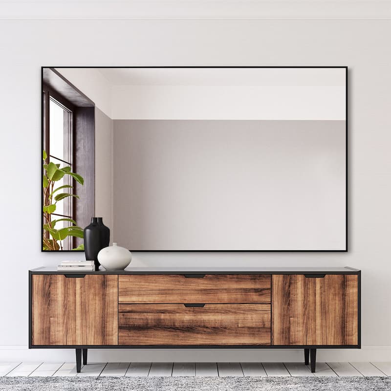Metal Famed Full Length Bathroom Wall Mirror