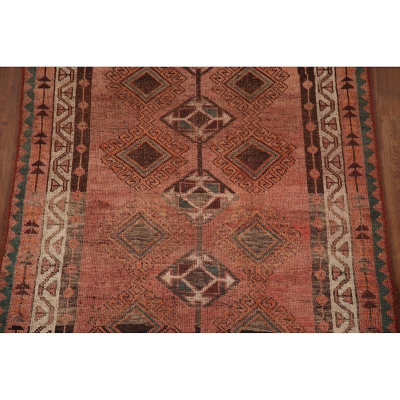 Lori Persian Antique Area Rug Handmade Wool Carpet - 3'11"x 6'11"