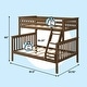 preview thumbnail 48 of 54, Max and Lily Twin over Full Bunk Bed
