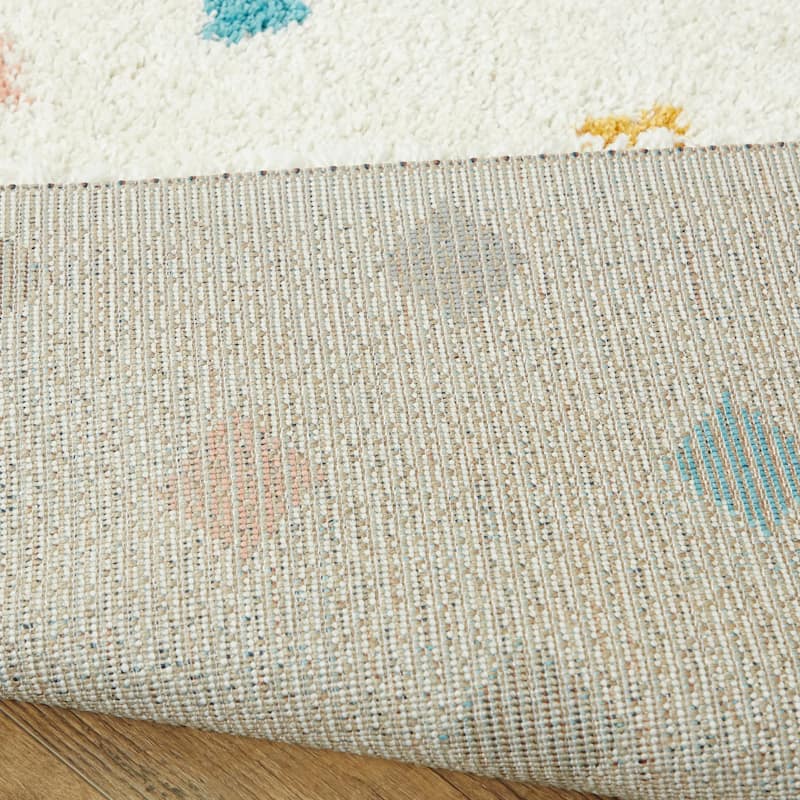 Carson Diamond Dot Shag Area Rug