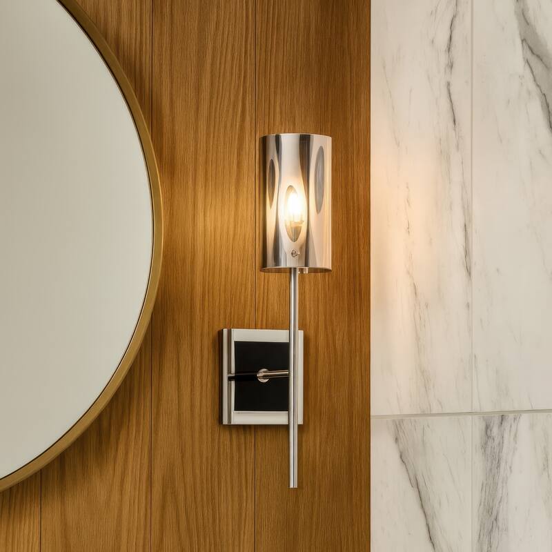 Varaluz Chroman Empire 1-Light Wall Sconce - Chrome