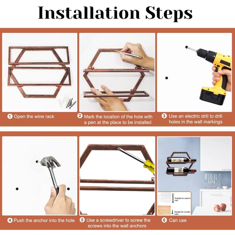 2Pcs Wall Mounted - 11"D x 10"W x 1.8"H