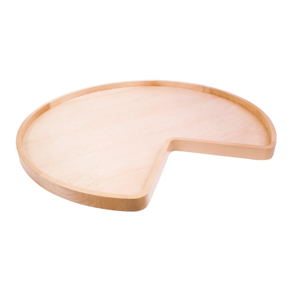 Hardware Resources 32 Inch Kidney Shape Lazy Susan Shelf with