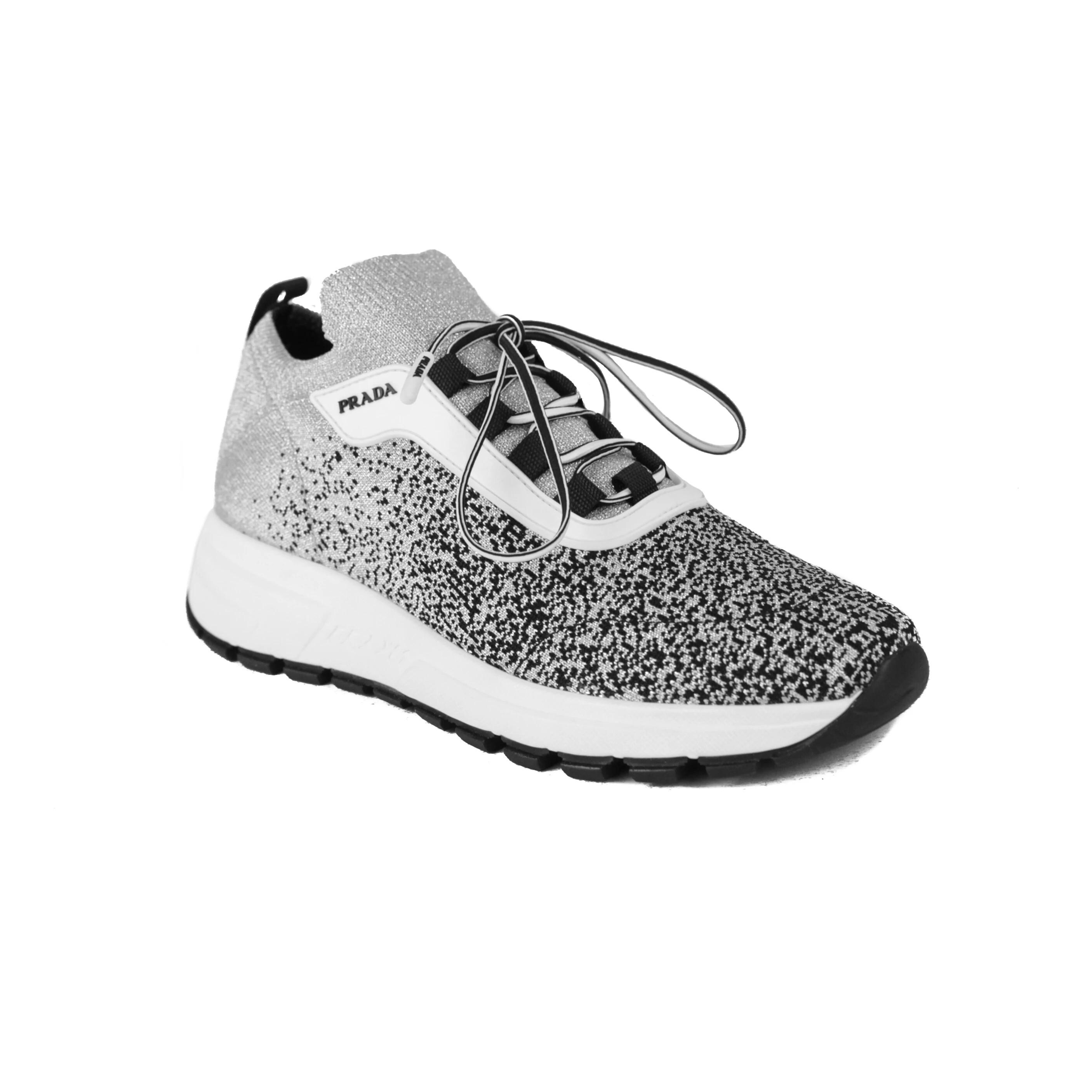 prada knit trainers