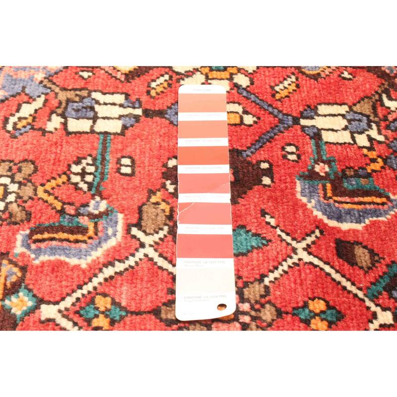 ECARPETGALLERY Hand-knotted Andelz Red Wool Rug - 3'7 x 9'8