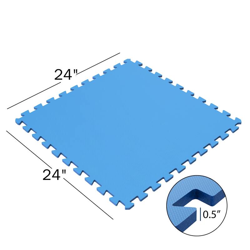 Foam Mat Floor Tiles Interlocking Ultimate Comfort EVA Foam Padding by Stalwart