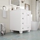 preview thumbnail 2 of 19, Eviva Acclaim Single Sink Bath Vanity with Carrara Quartz Top and Undermount Porcelain Sink
